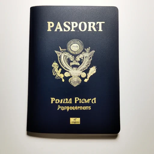 real US passport, male, random address
