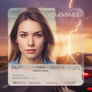 Womans drivers license